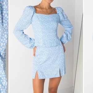 Daisy street Milkmaid Floral top New with tags